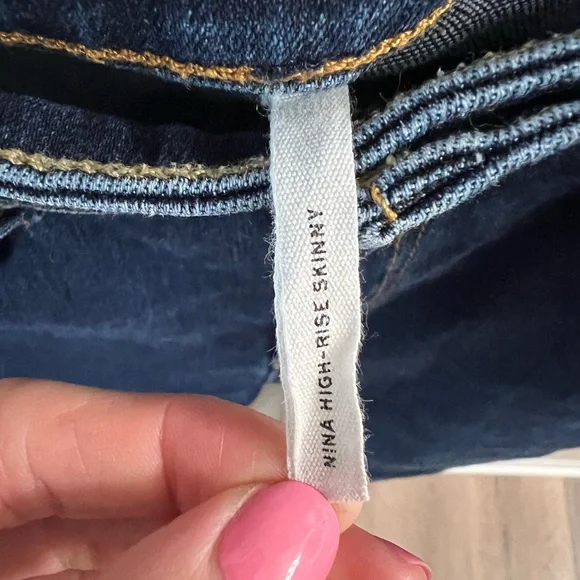 Rag & Bone Nina High Rise Skinny Jeans - Picture 6 of 8